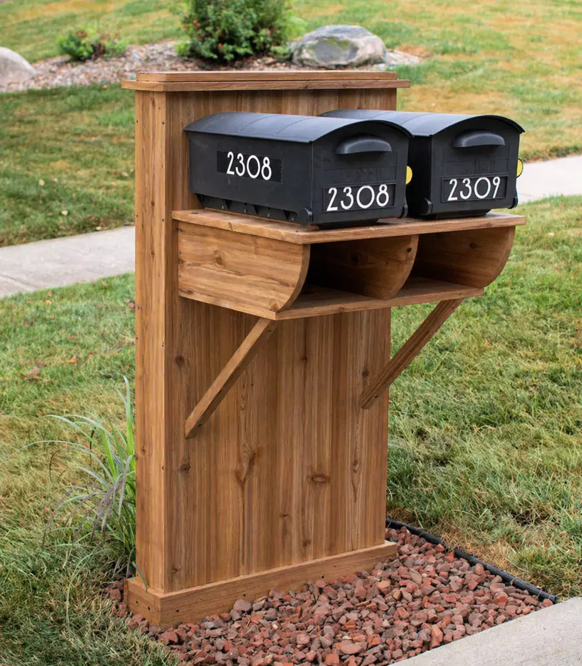 The Twin Grove mailbox design by Post and Grain